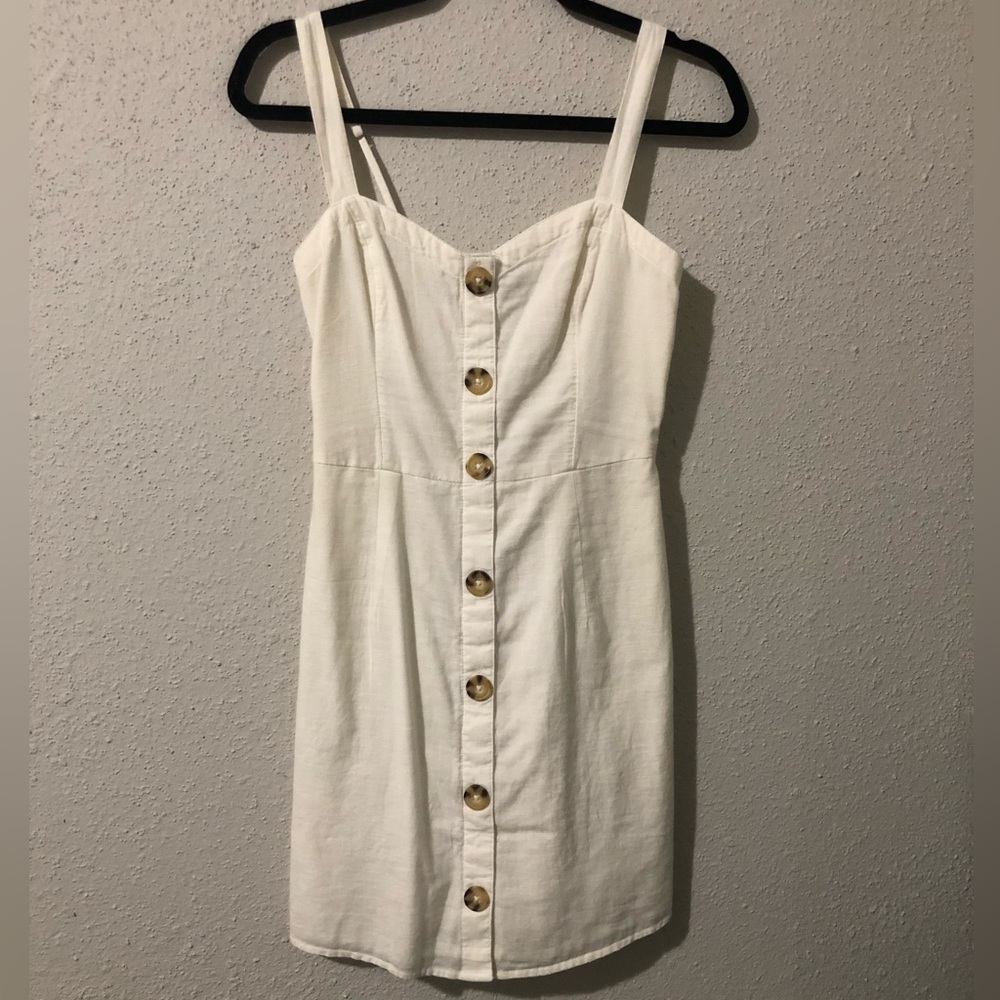 Abercrombie & Fitch White Mini Dress